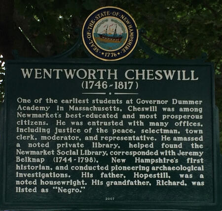 Wentworth Cheswell Marker